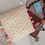 Miniatura: Floral Printed Couch Topper with Tassesls
