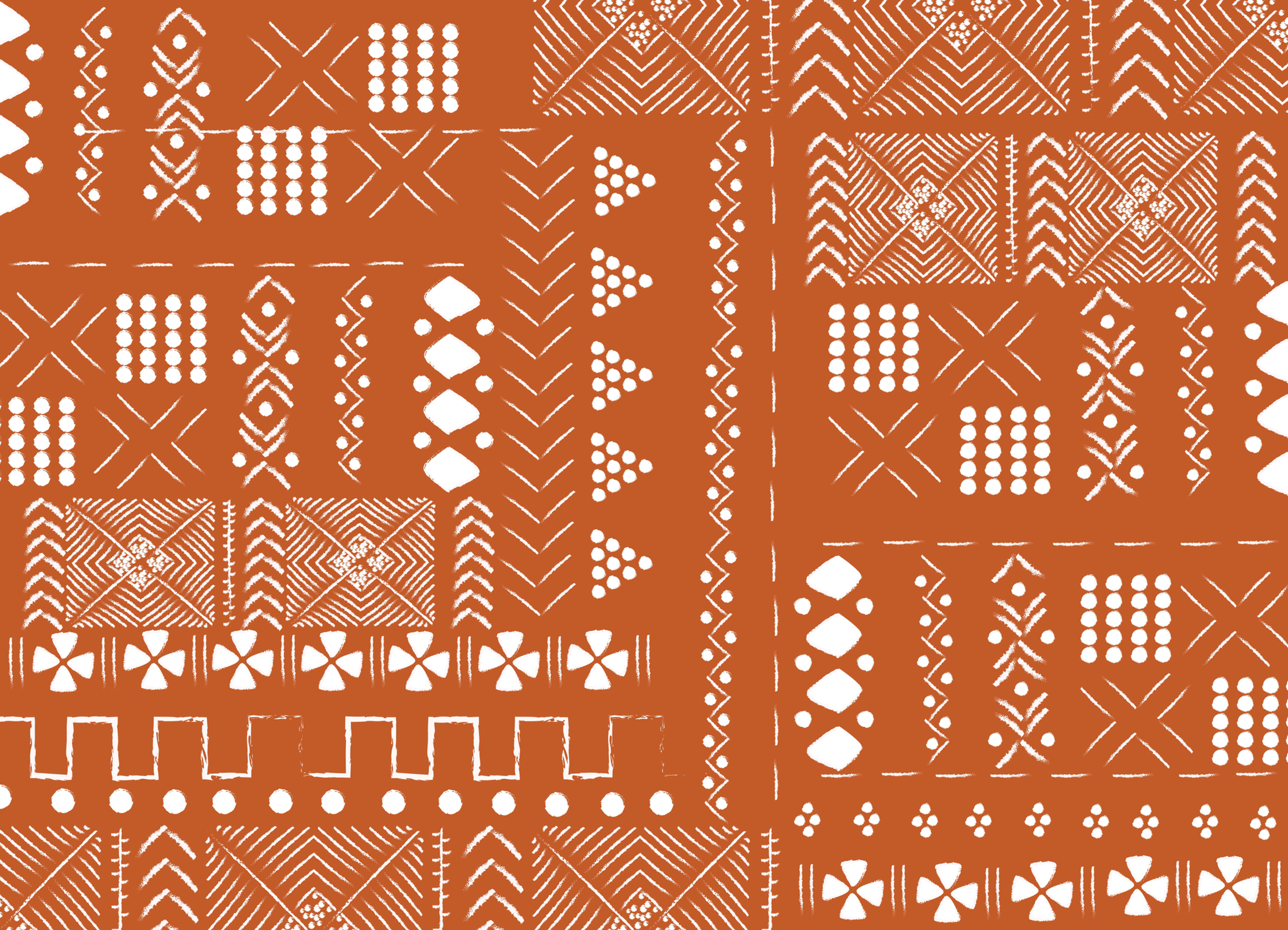 Rustic Terracotta Table Runner - Perfect for any Home Decor Style