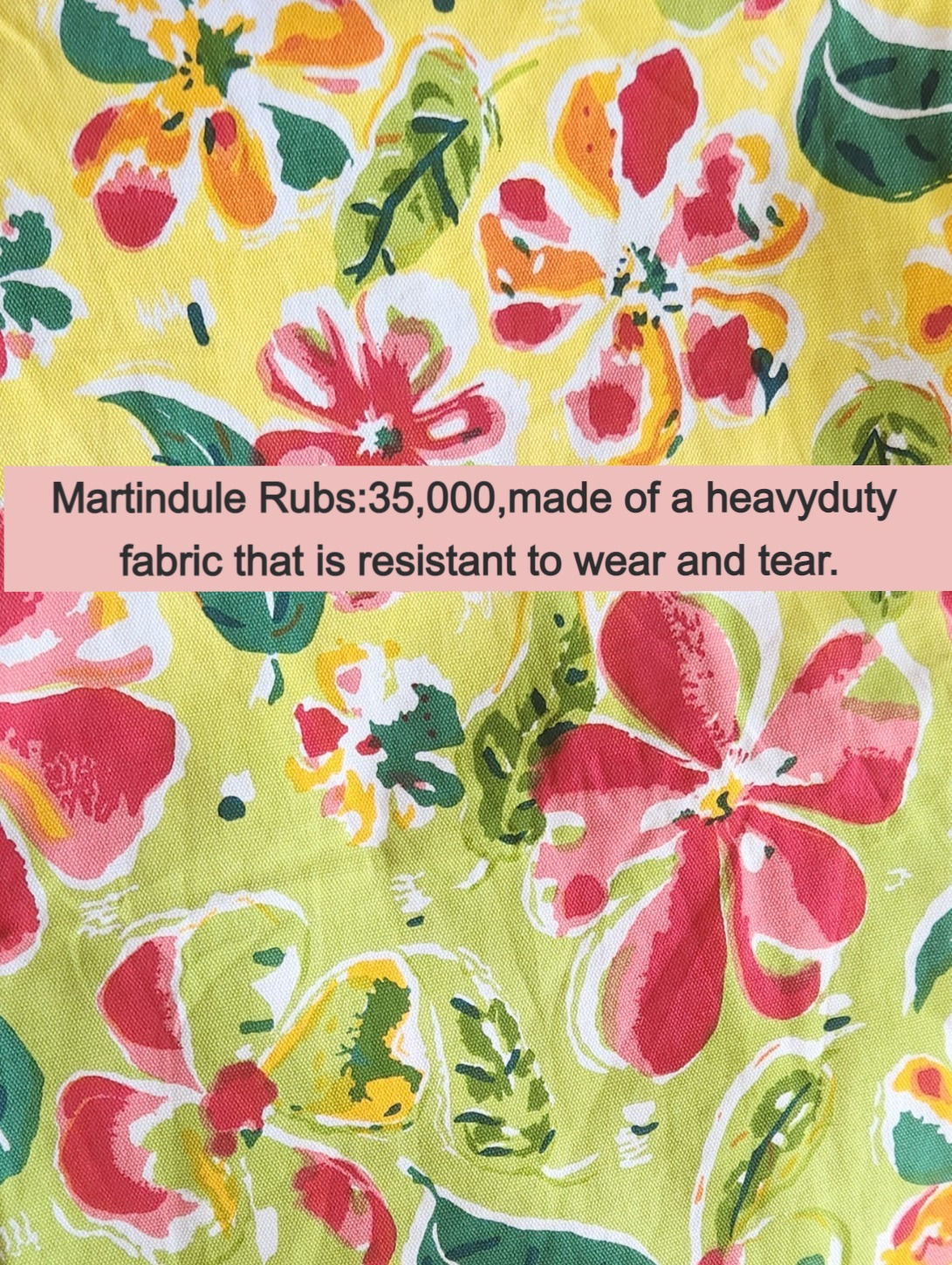 Summer Floral Printed Thick Upholstery Sofa Fabric.