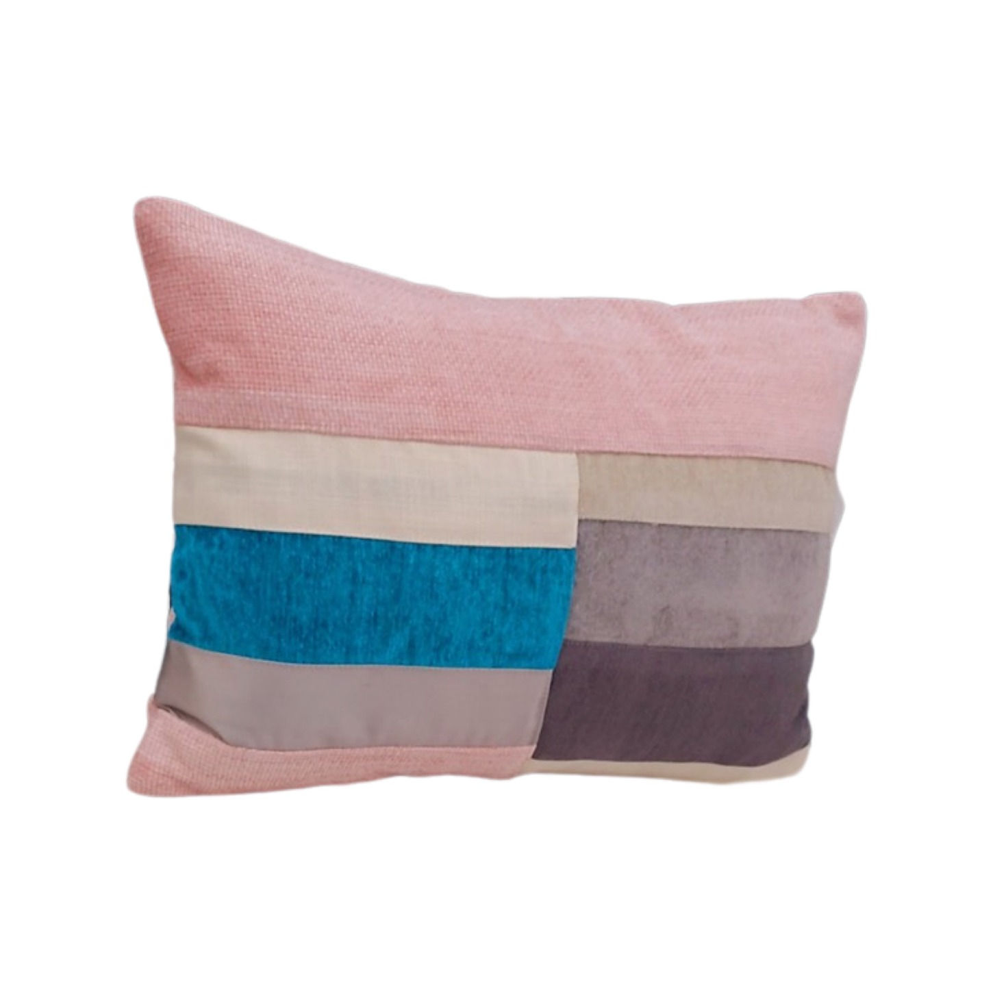 Color Block Rectangular Pillow Cover