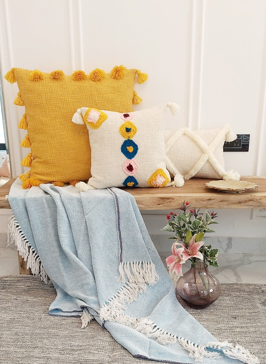 Tufted Cushion Cover