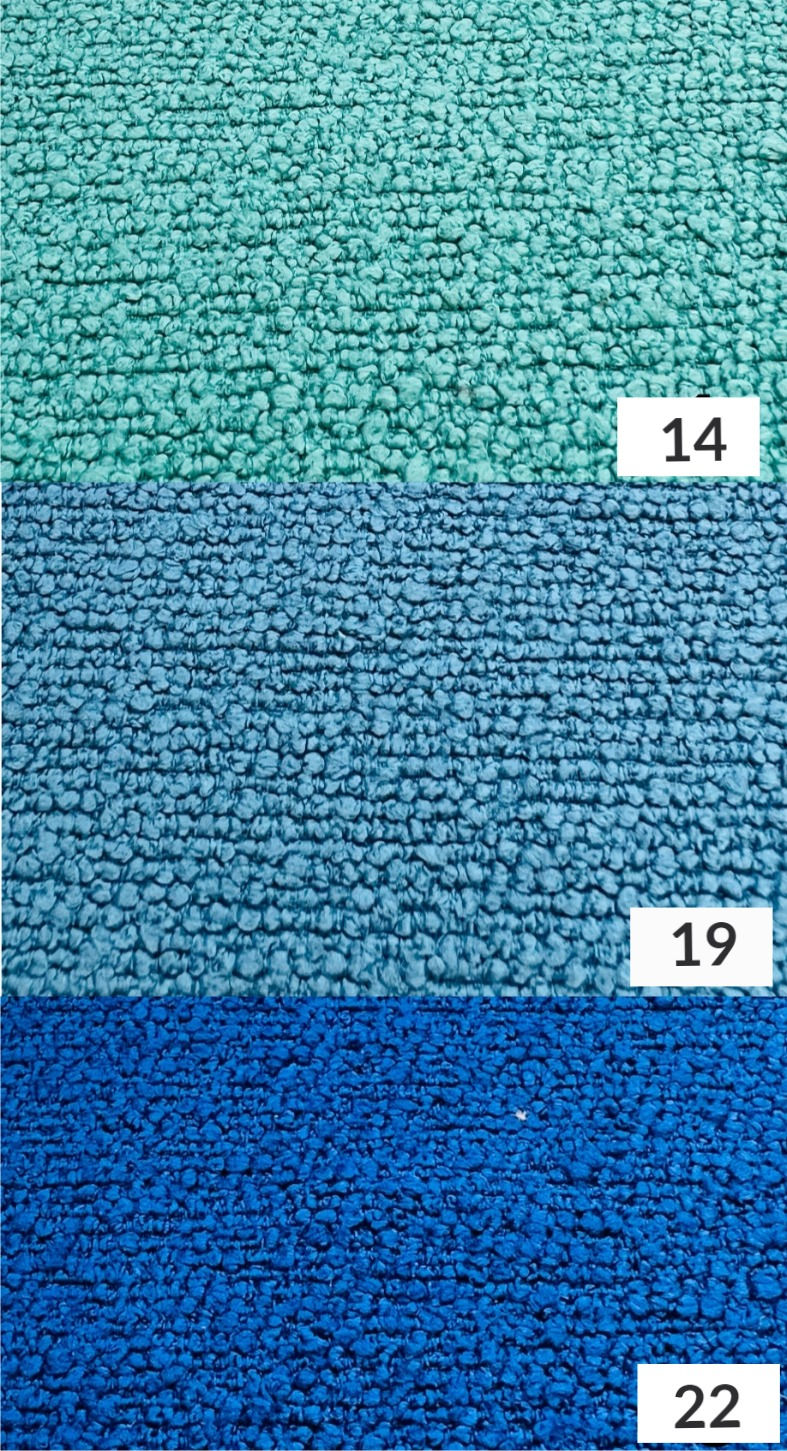 Thumbnail: Serenity Slate Blue Boucle Cushion Cover