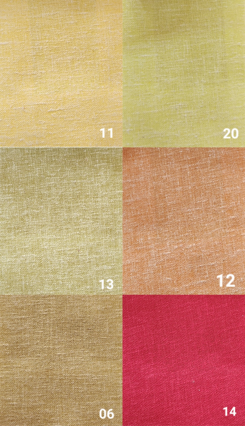 ภาพขนาดย่อ: Navy blue linen curtains featuring heavy-duty high GSM premium fabric