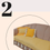 Thumbnail: Light Yellow With White Tassels Sofa Cover