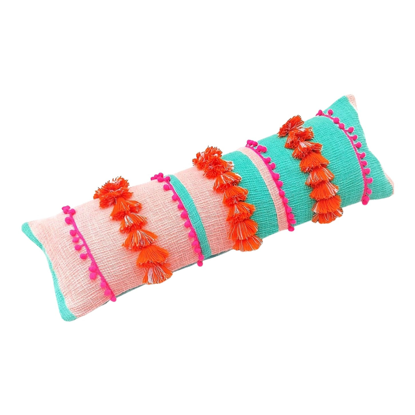 Add a pop of color with the Boho Savannah Oversize Lumbar Cover