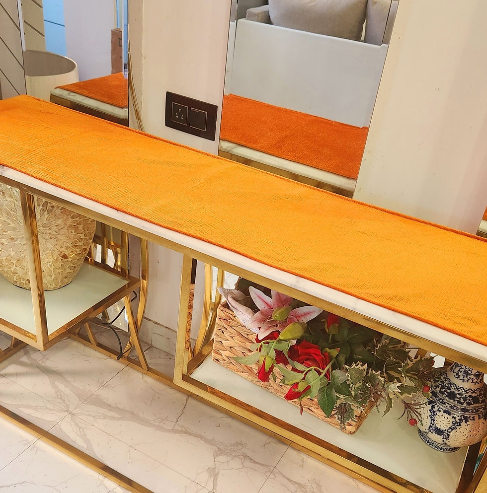 Μικρογραφία: Affordable rustic table runner made from sustainable materials