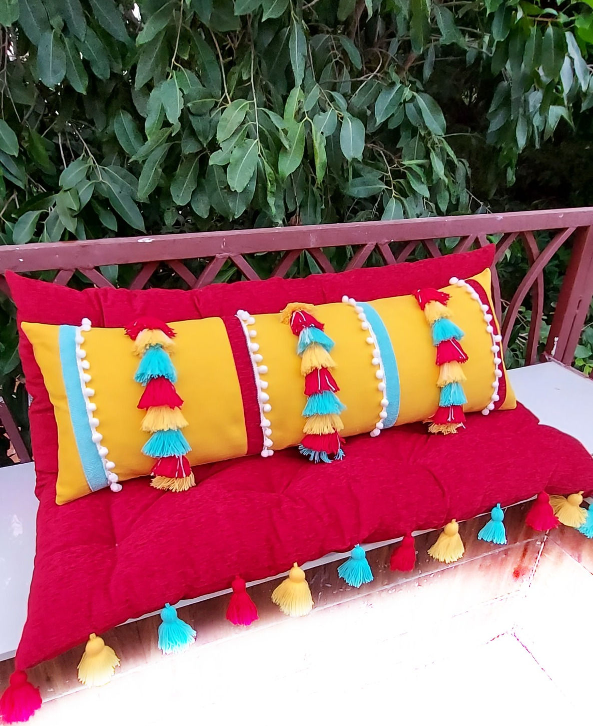 Vibrant Cushion Cover in Eye-Catching Mustard Yellow