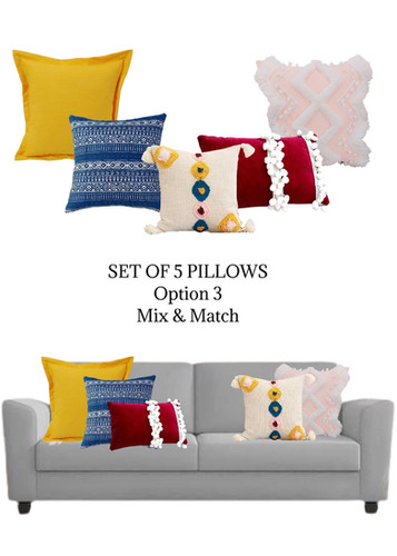 Timeless Pastel Harmony Pack Neutral and Light colors Cushion