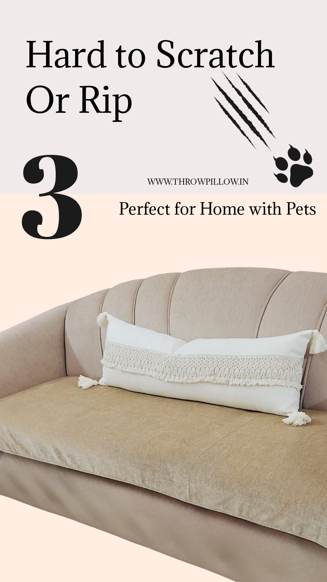 Luxurious Tan Sectional L Shape Sofa Cover