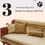 Миниатюра: Neutral Bali Boho Chic with Shell Lace Corner L Shape Sofa Cover