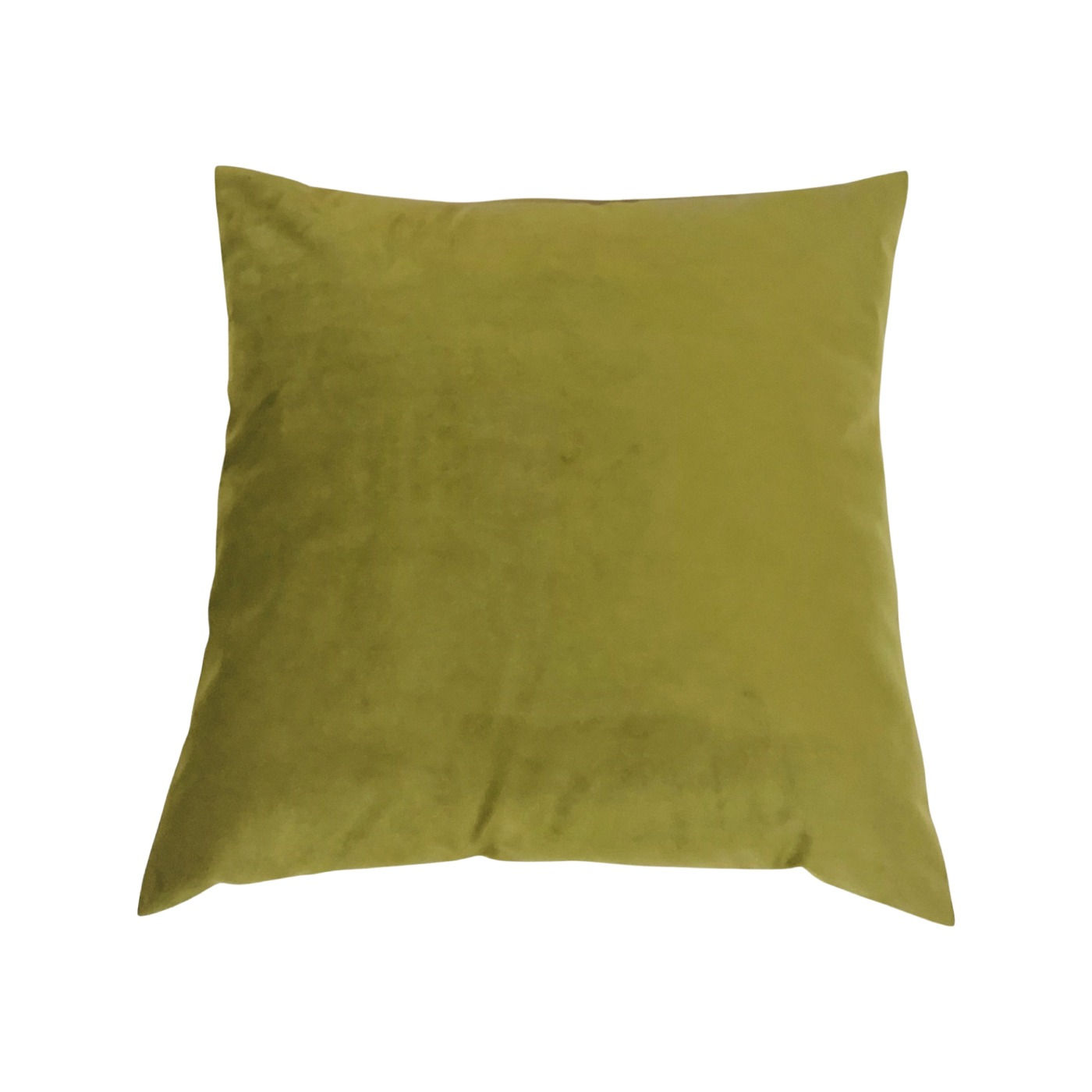 Stylish olive green velvet cushion cover for a touch of luxury