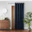 Miniatură: Customizable Chenille Navy Blue Curtain for perfect home decor