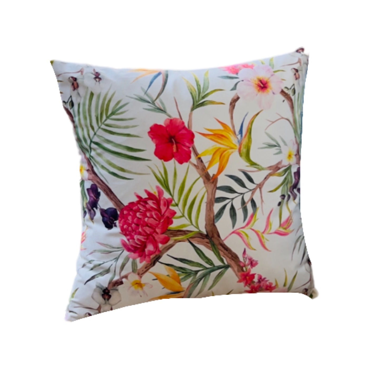 "Beautiful floral printed cushion cover to enhance your home interiors."