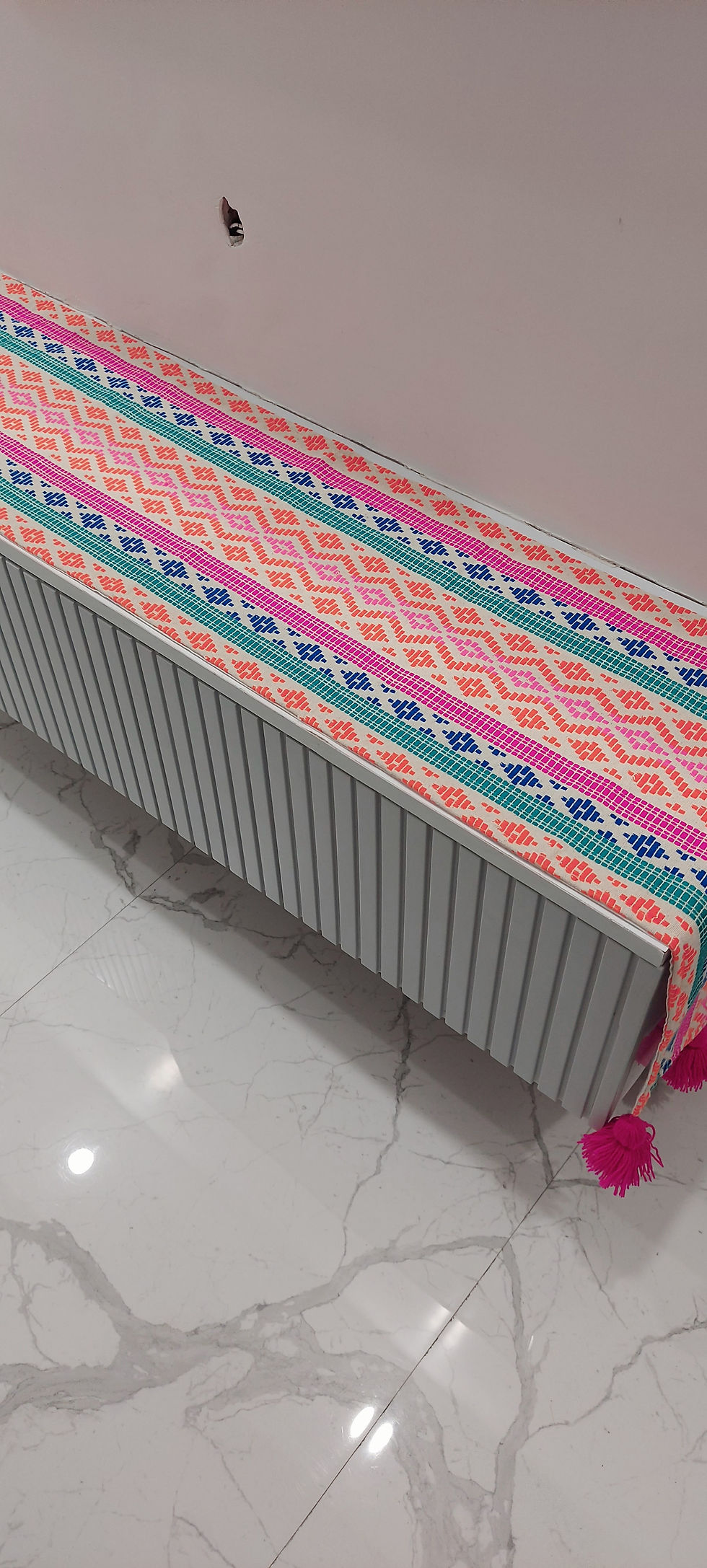 Thumbnail: Rainbow Multicolored TV Console Unit Runner Diwali Festival Decor