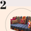 Thumbnail: Blue Tribal Printed Bohemian with Tassels Sofa Cover
