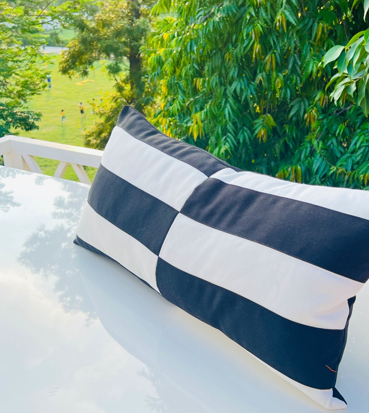 Zebra Crossing Inspired Cushion