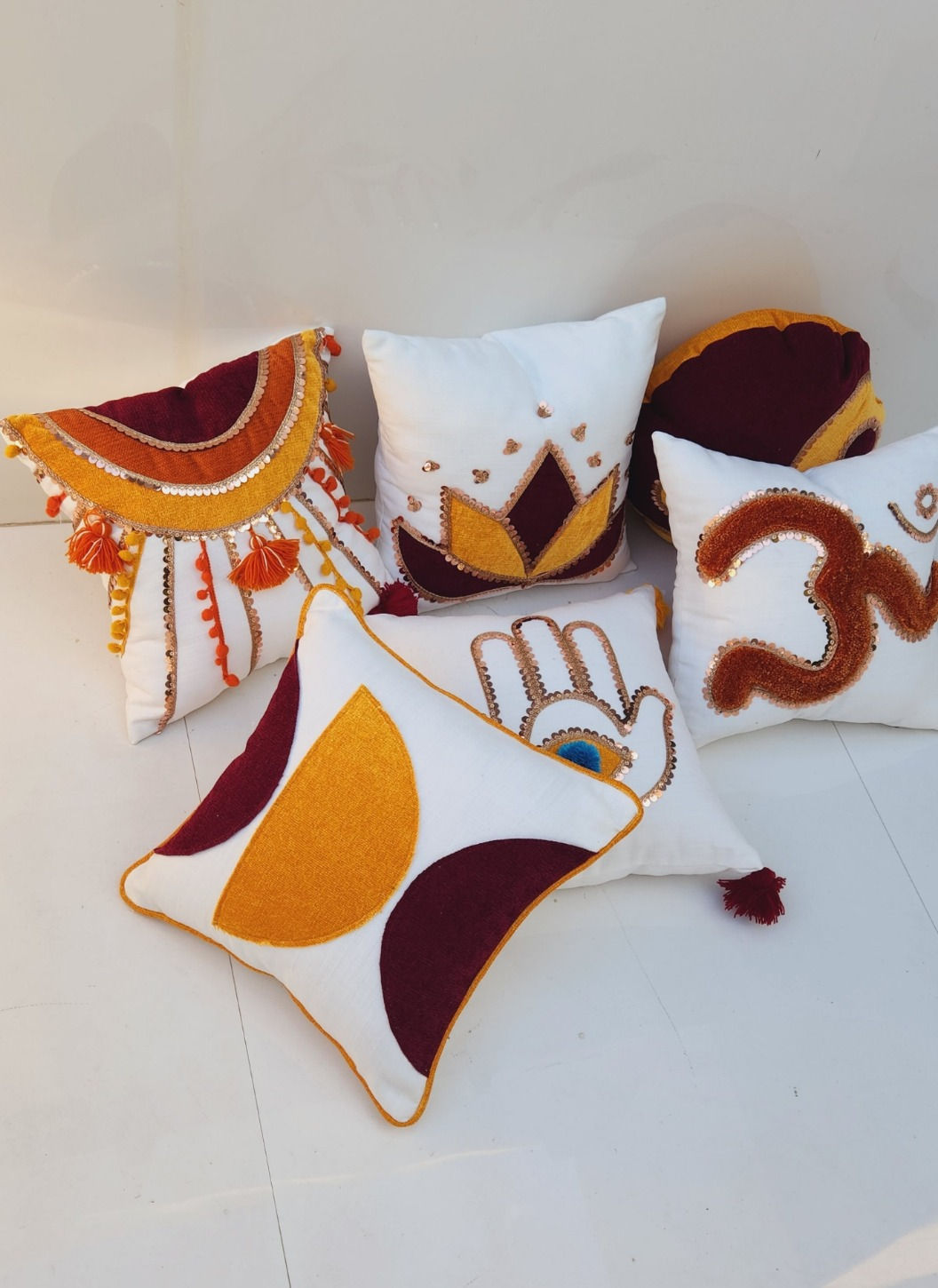 Meditation purpose Cushion Cover