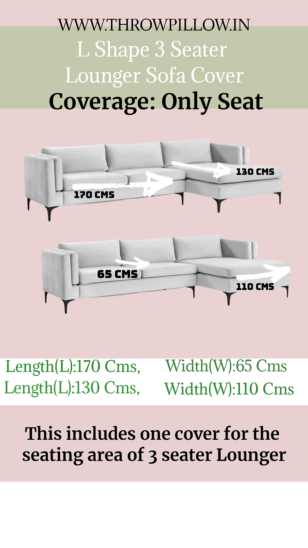 थंबनेल: Anti-Slip Luxe Purple Sectional L Shape Sofa Cover