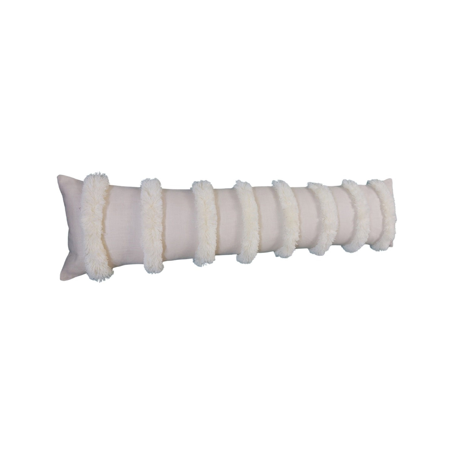 White Tufted Lumbar Cover
