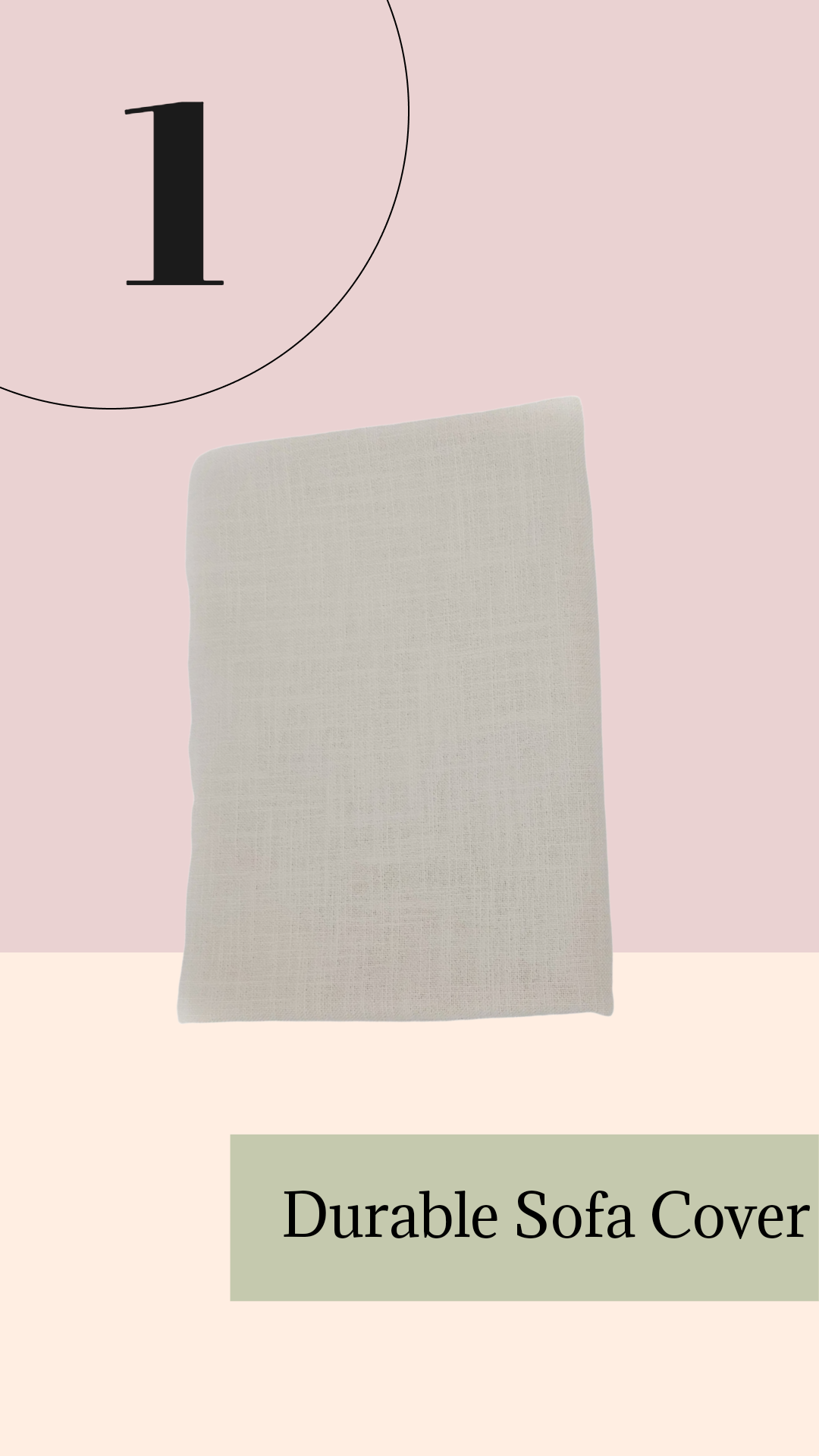 Luxe Neutral Premium Sofa Cover