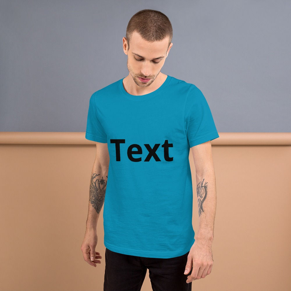 3001 Unisex Short Sleeve Jersey T-Shirt