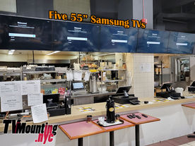 TV-mounting-service-near-me-commercial-digital-menu-samsung-midtown-TV