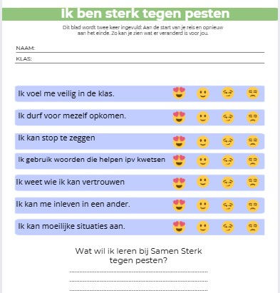 Thumbnail: Meetinstrument om het welbevinden in de klas te meten