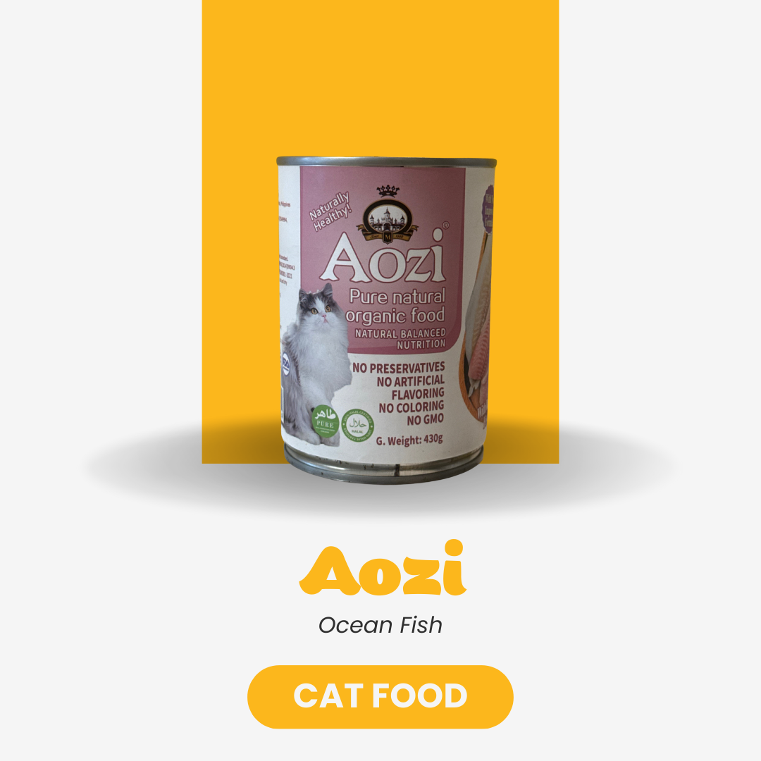 Aozi Wet Cat Food – Ocean Fish (430g)