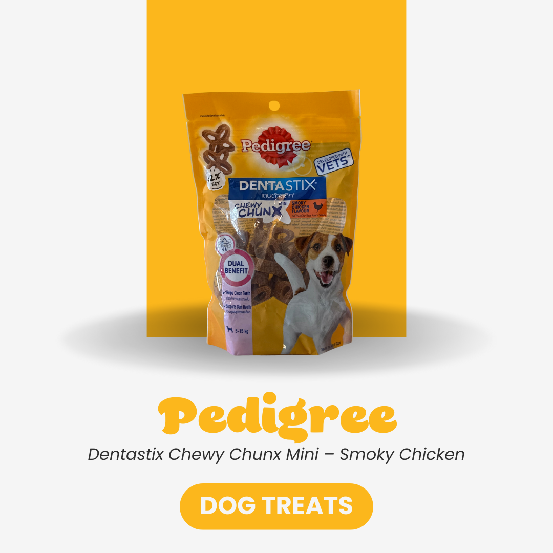 Pedigree Dentastix Chewy Chunx Mini – Smoky Chicken (68g)