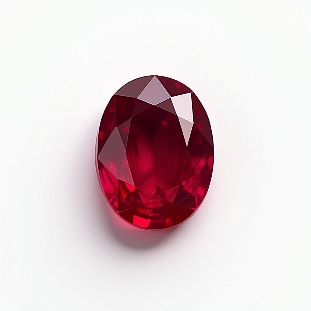 Oval Ruby Gemstone