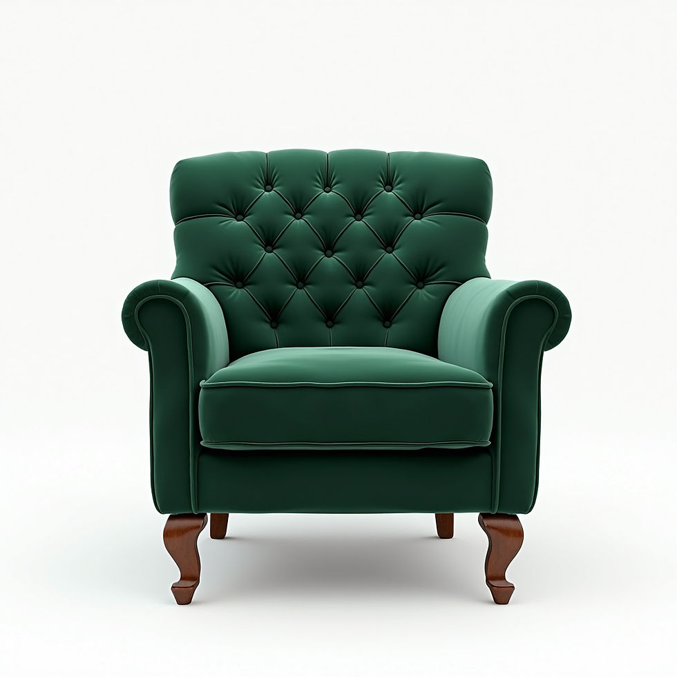 Velvet Tufted Accent Chair