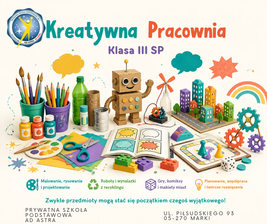 🎨 Kreatywna Pracownia – klasa III SP
