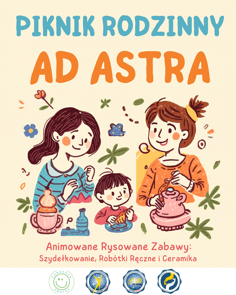 Kreatywna strefa podczas Pikniku Rodzinnego AD ASTRA! 🧶🎨