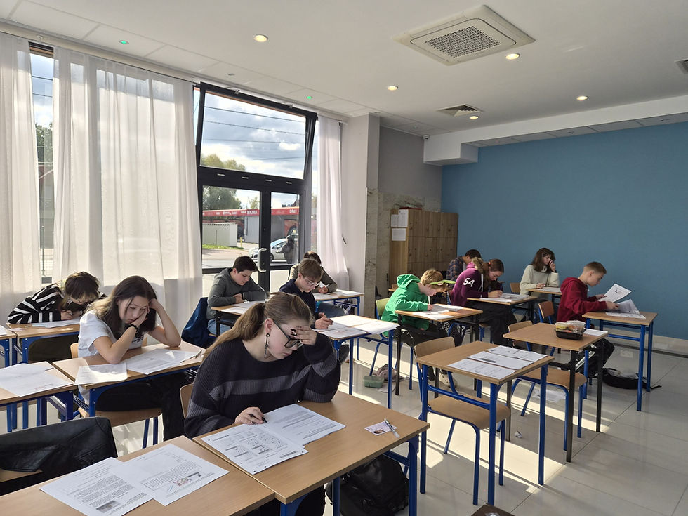 📚✨ Pierwszy próbny egzamin ósmoklasisty za nami! ✨📚