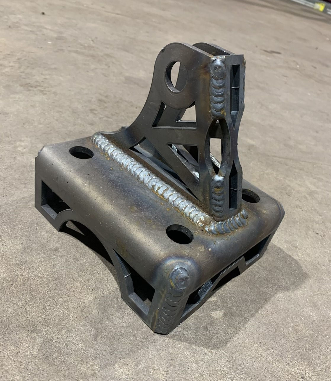 Rear Axle Brackets - 3.5" Axle Tube - 3" Wide Leaf Springs