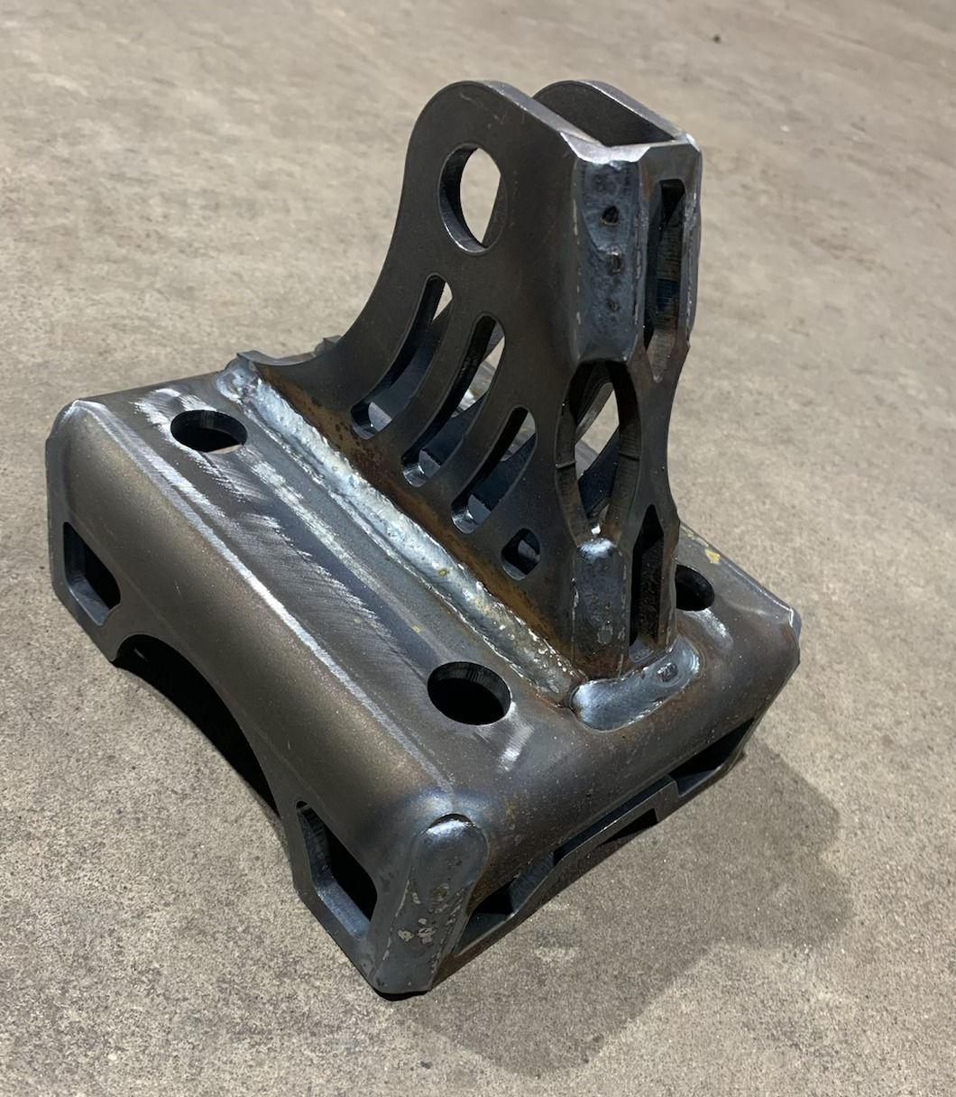 Rear Axle Brackets - 3.5" Axle Tube - 2.5" Wide Leaf Springs