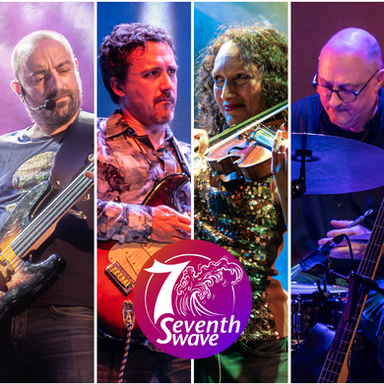 Groupe de musique Seventh Wave,  Indie Rock, Paris-Ile-de-France, quatuor réunissant Karen Gallois, Nicolas Gallois, Olivier Mireur, Philippe Cortopassi, photos du Tremplin by Le Stock #3 le 12/12/2025  ©Caroline Courtal mairie de Mennecy