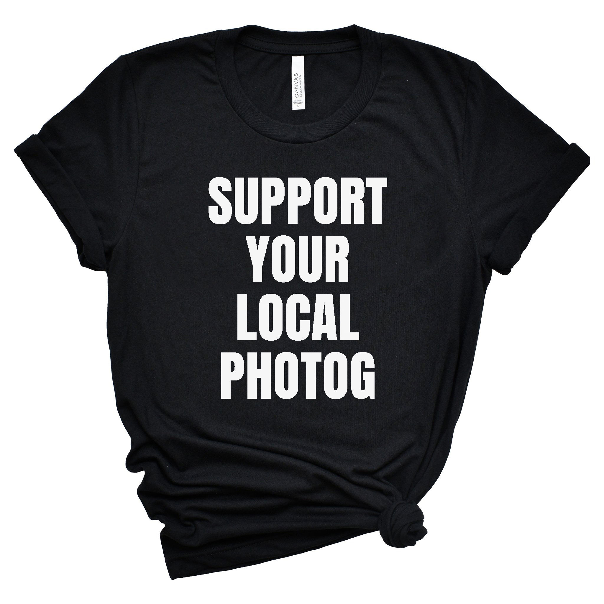 Support Local Photog - Black