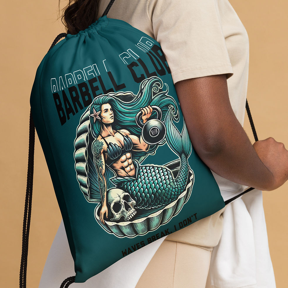 Miniaturbild: Mermaid Drawstring bag