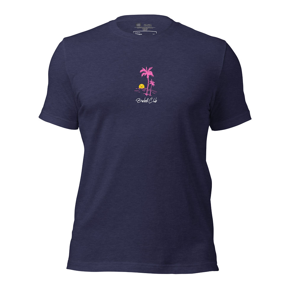 Miniaturbild: Barbell Club Sunrise Unisex t-shirt