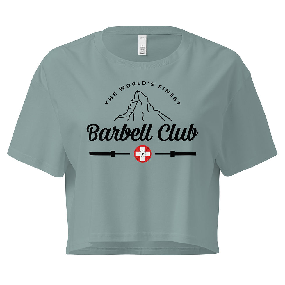 Miniaturbild: Barbell Club the worlds finest Women’s crop top