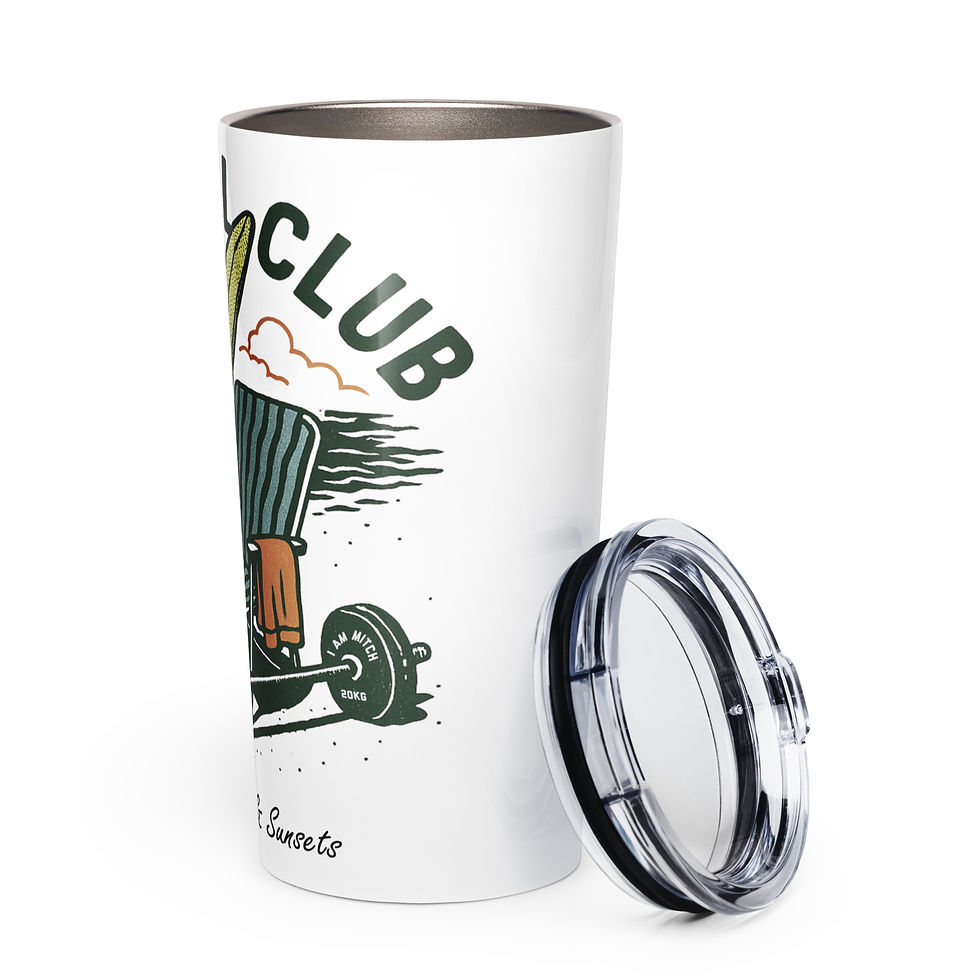 Miniaturbild: Beach Life Tapered stainless steel tumbler