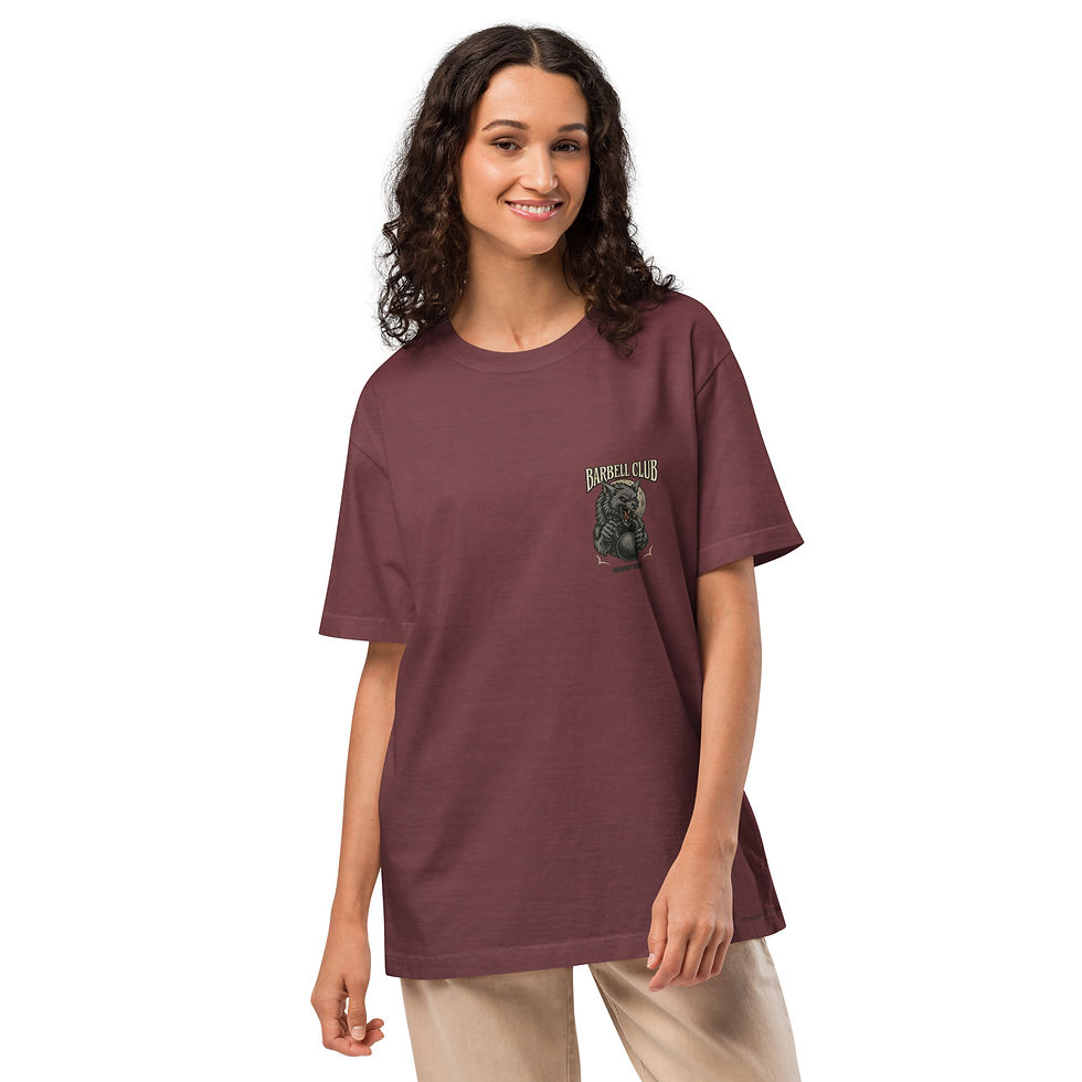 Miniaturbild: Unleash the beast Unisex oversized t-shirt
