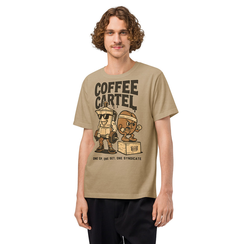 Miniaturbild: Coffee Cartel Unisex oversized t-shirt