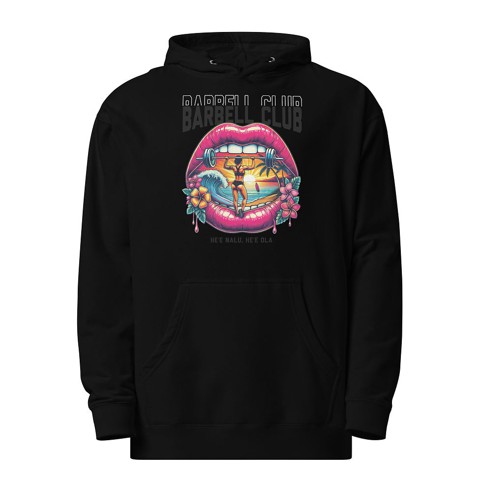 Miniaturbild: Kiss the summer Unisex midweight hoodie