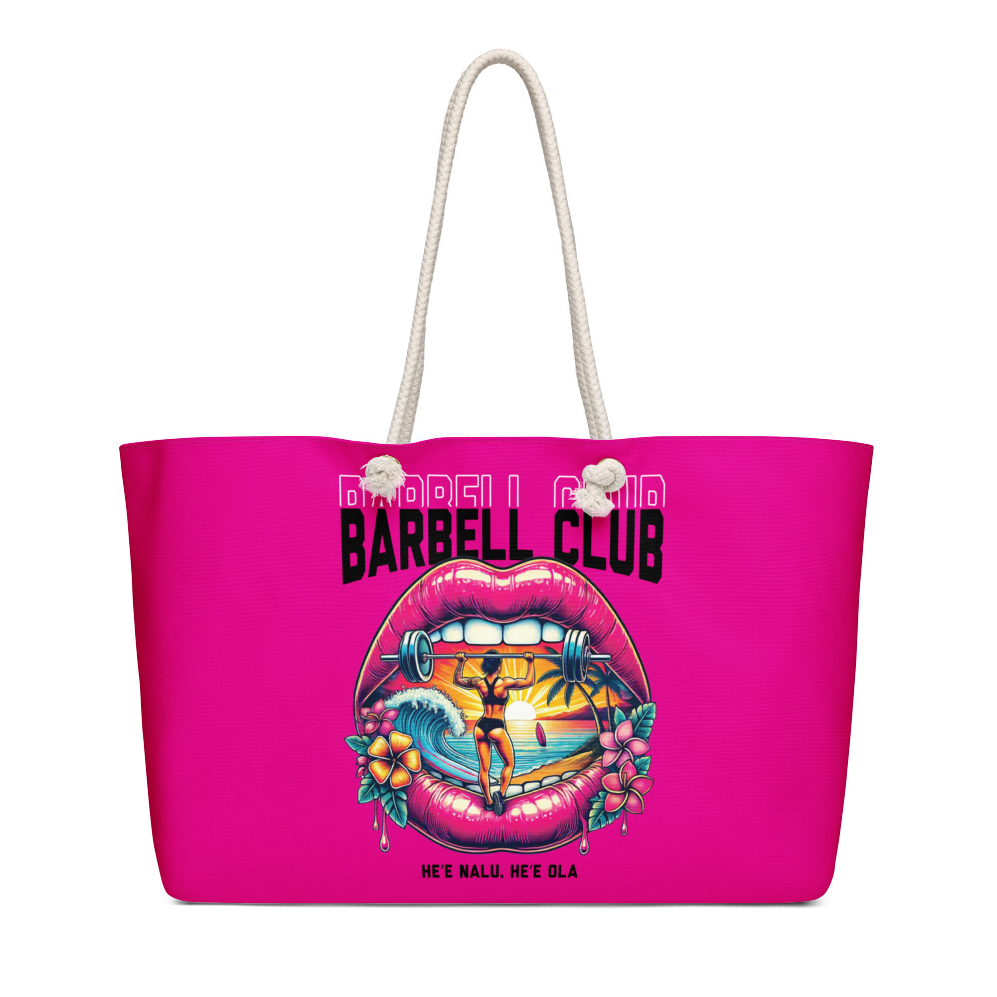 Kiss the summer Oversized weekender bag