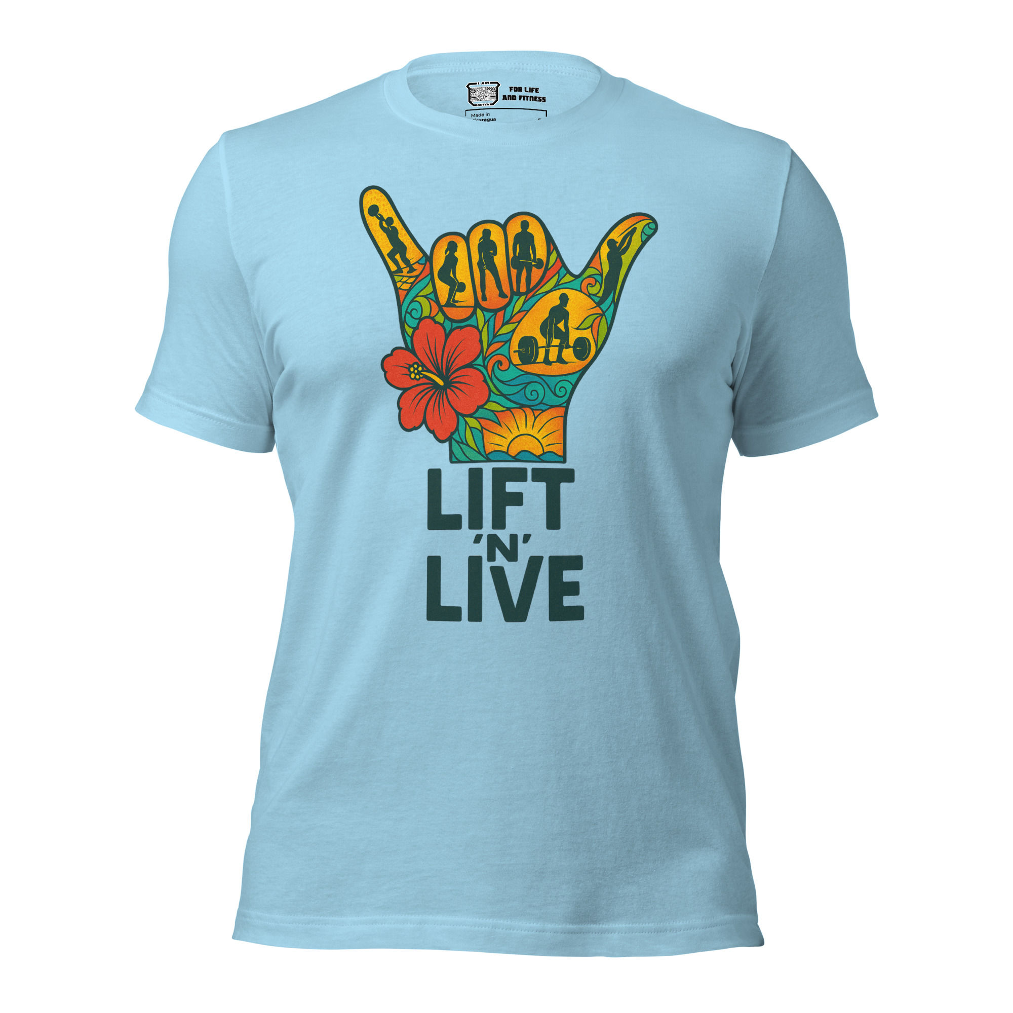 Lift and live Unisex t-shirt