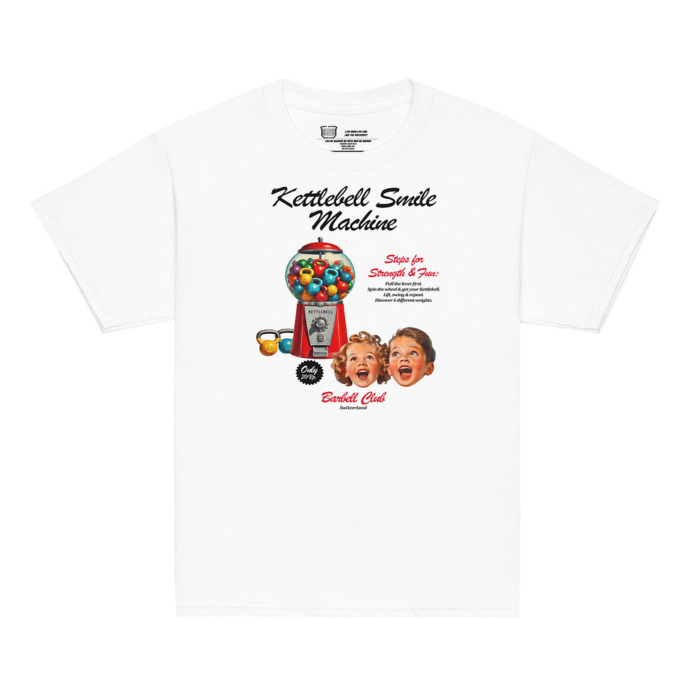 Miniaturbild: Kettlebell Smile Machine Youth classic tee