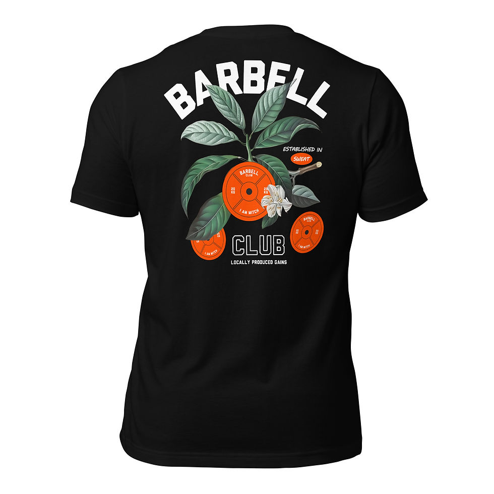 Miniaturbild: Barbell Club Produced Gains Unisex t-shirt