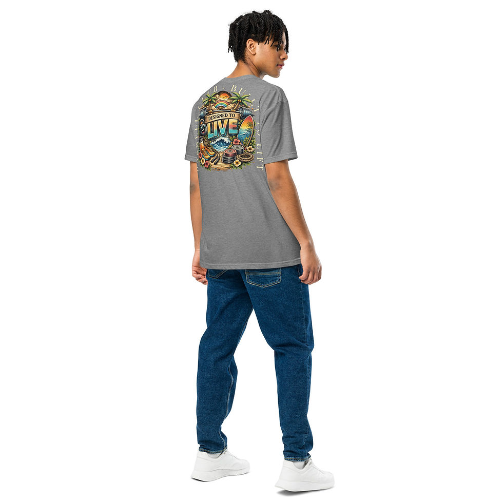 Miniaturbild: Designed to live Unisex CVC T-Shirt
